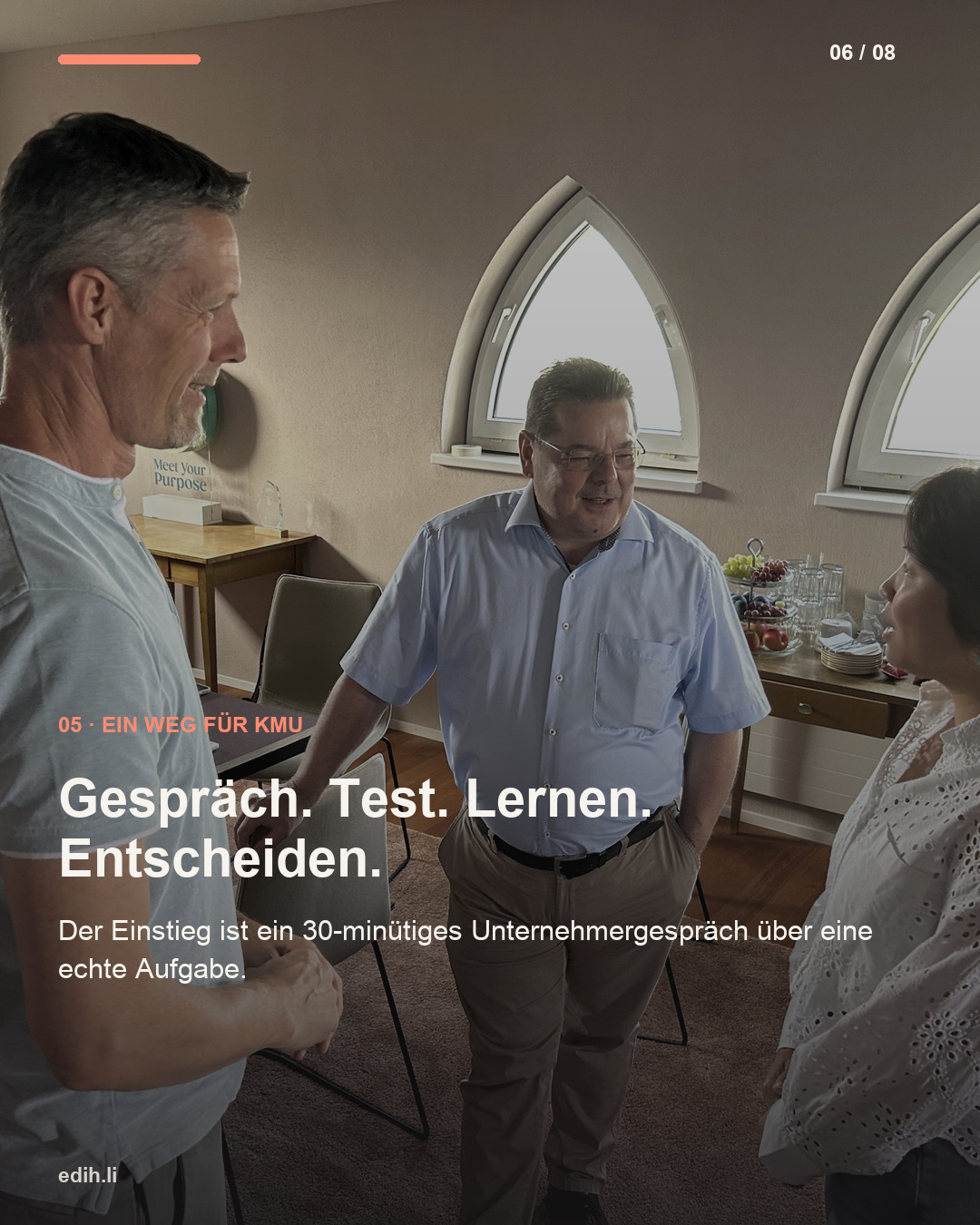 Gespräch, Test, Lernen und Entscheiden