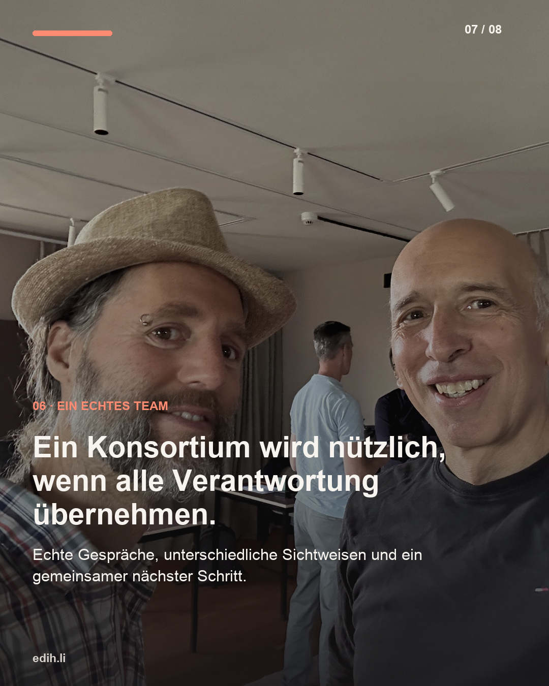 Das EDIH.li-Konsortium übernimmt gemeinsam Verantwortung