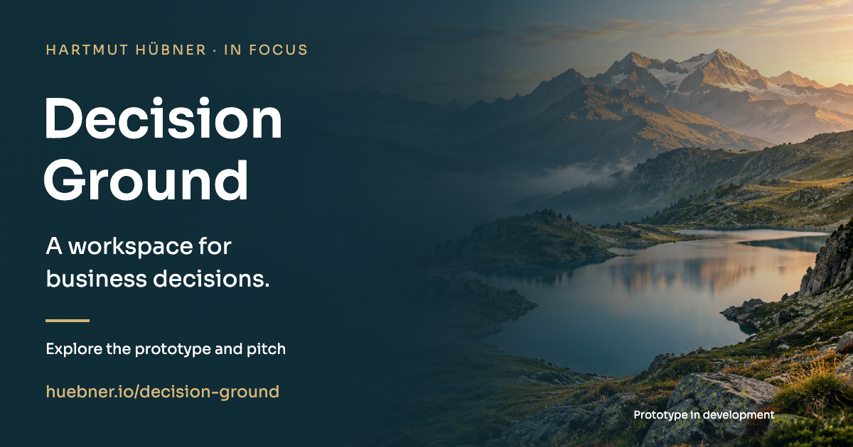 Decision Ground: A workspace for business decisions