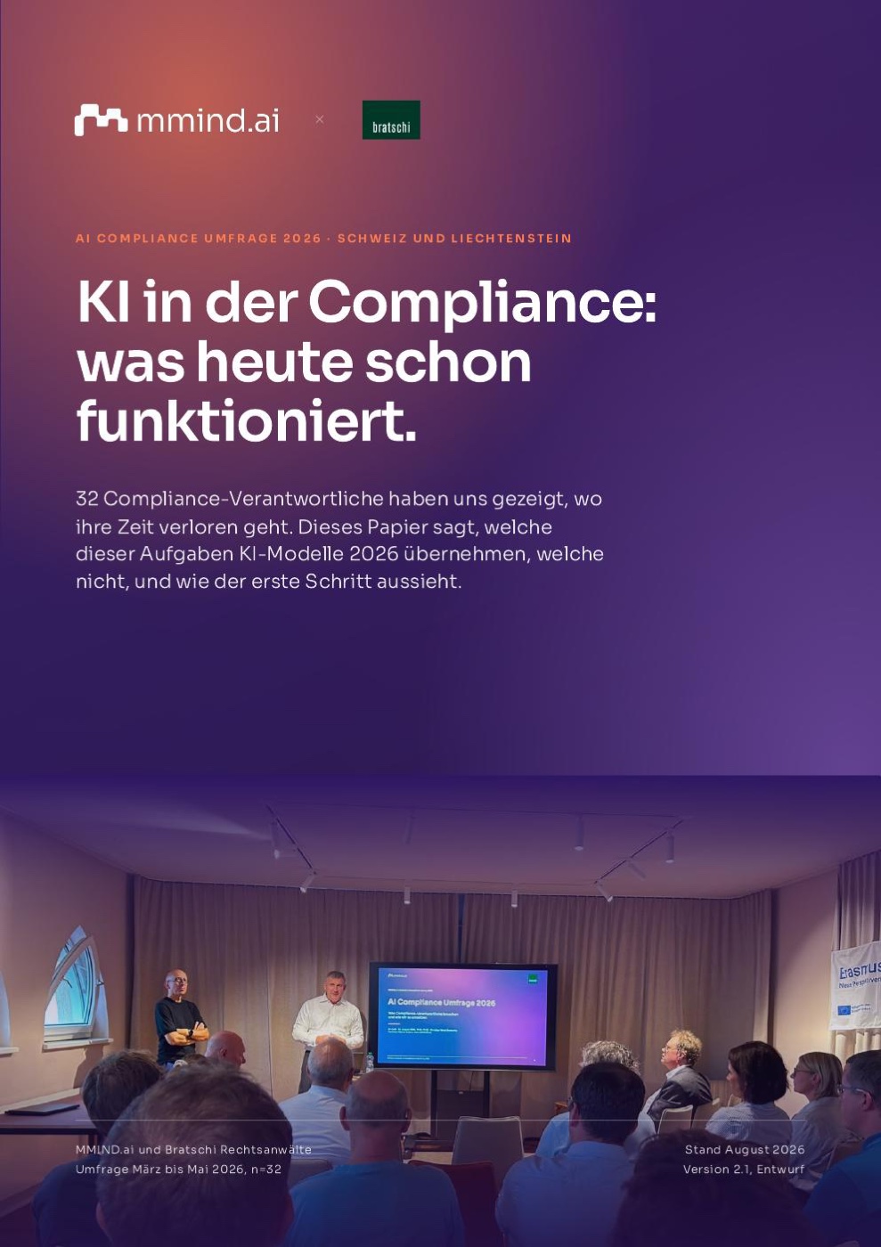 Titelseite des Whitepapers KI in der Compliance 2026