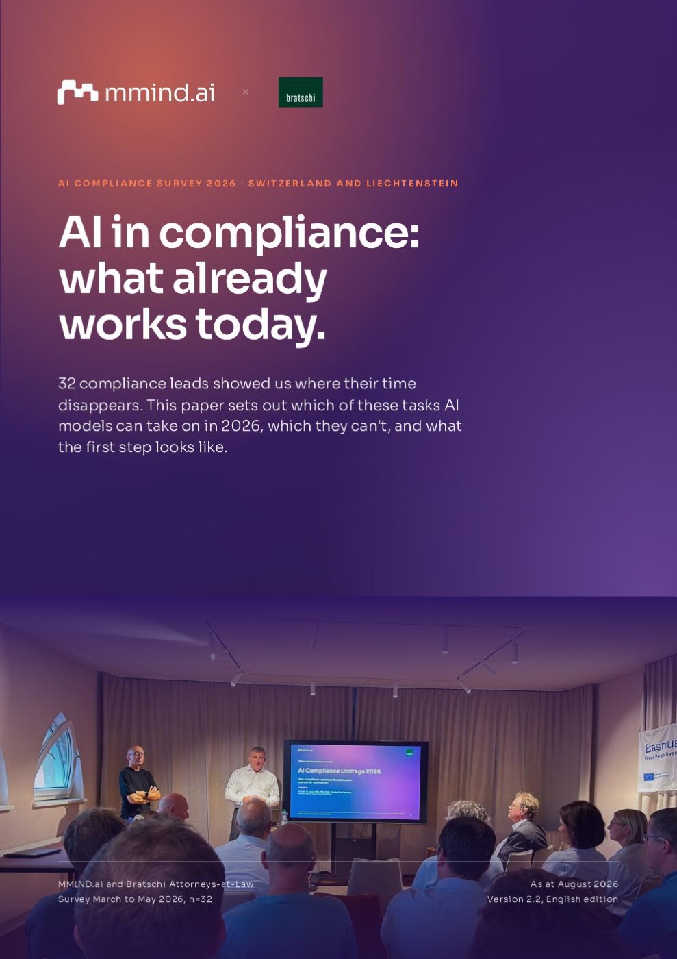 Cover of the AI in Compliance 2026 whitepaper