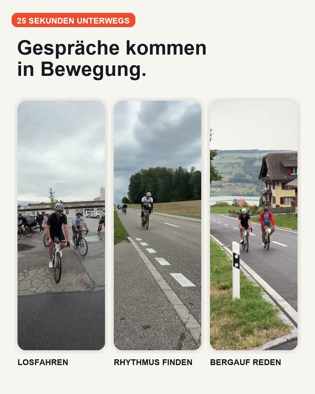 Drei Szenen aus dem Video des Construction Ride