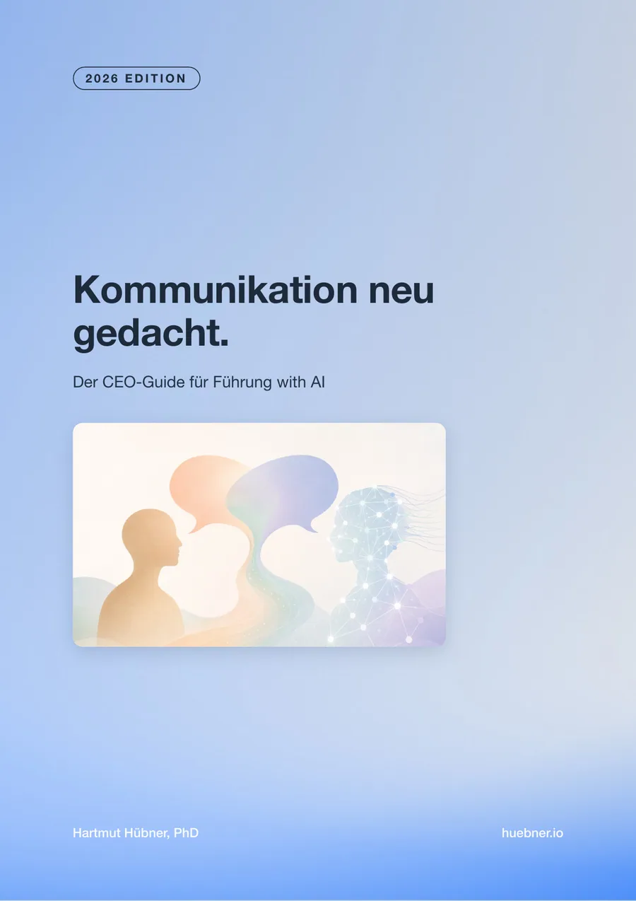 Cover von Kommunikation neu gedacht, CEO-Guide 2026